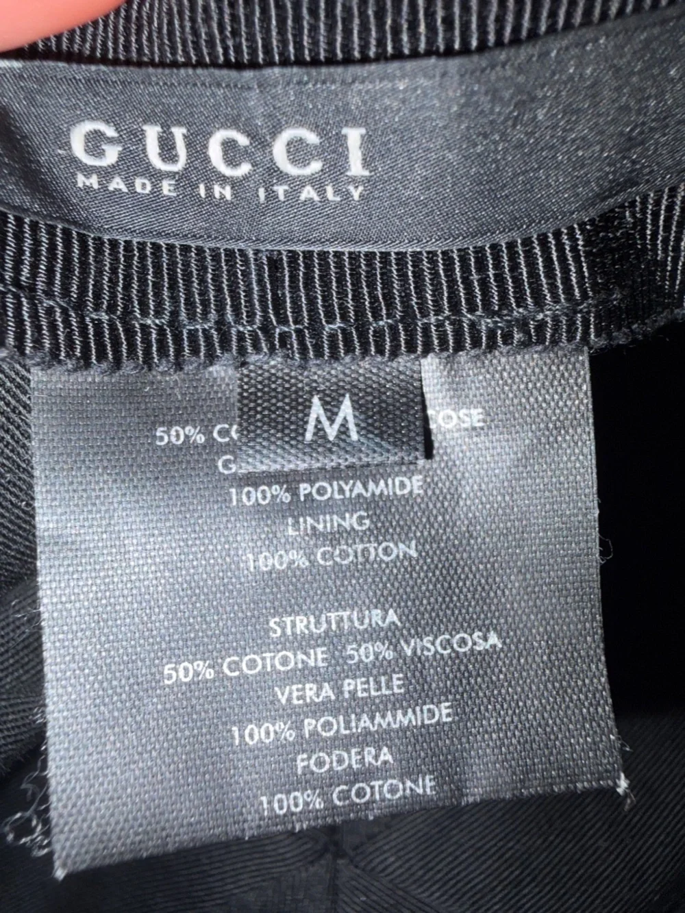 Gucci web sun canvas hat